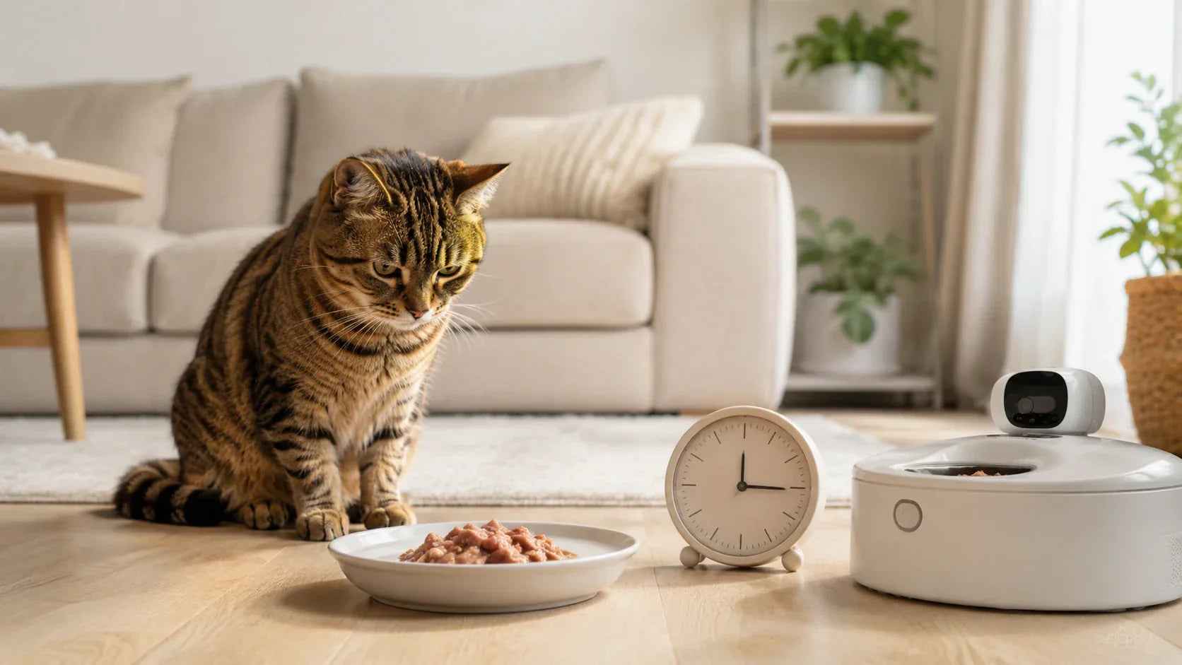 Smart Wet Food Feeder for Cats: Cooling, Warming & Camera Monitoring - Evotails