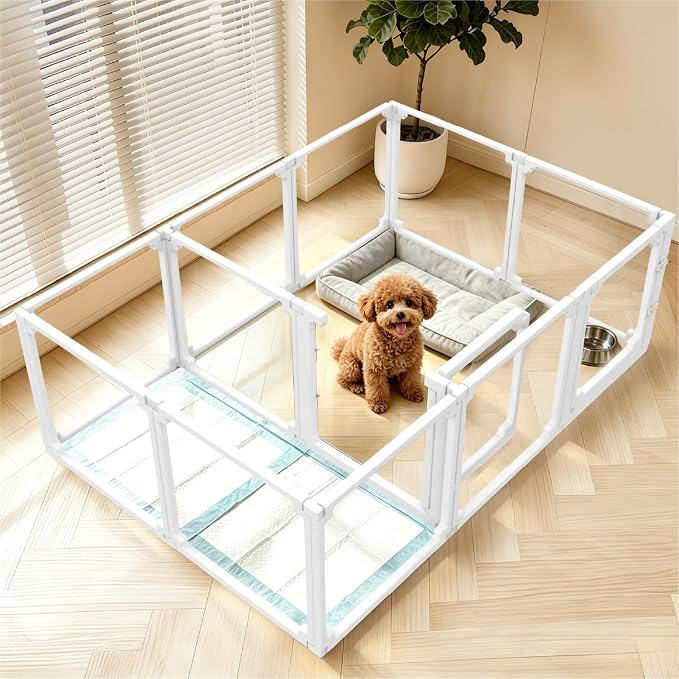 EVOTAILS FlexiSpace Acrylic Dog Playpen