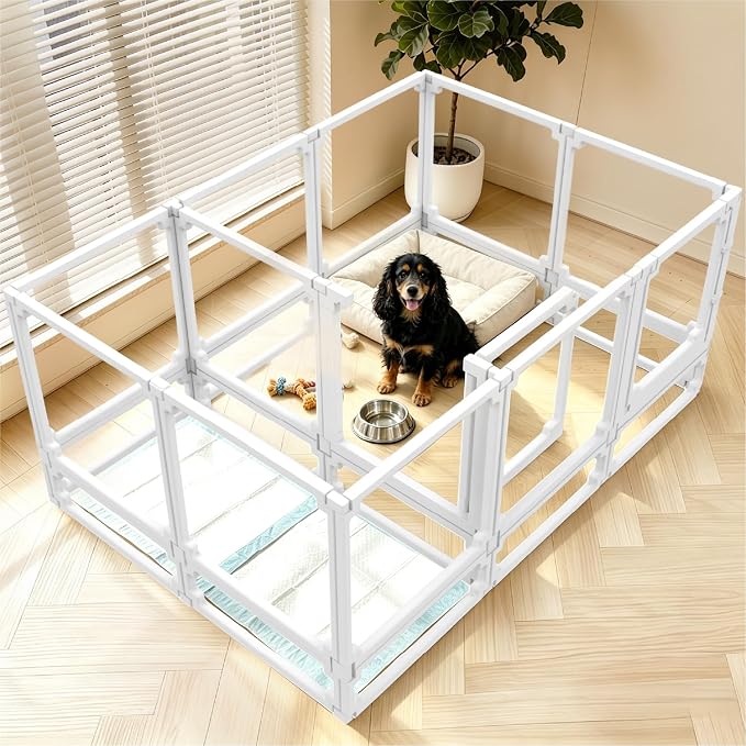 EVOTAILS FlexiSpace Acrylic Dog Playpen