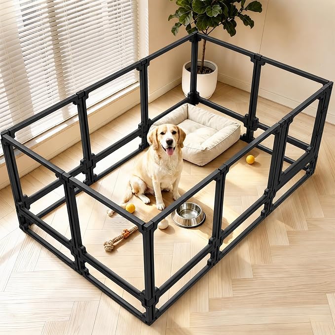 EVOTAILS FlexiSpace Acrylic Dog Playpen