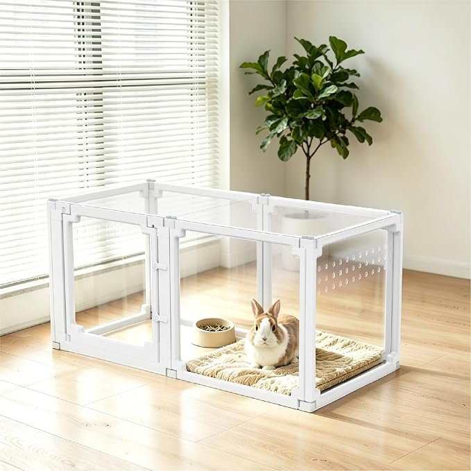 EVOTAILS FlexiSpace Acrylic Dog Playpen