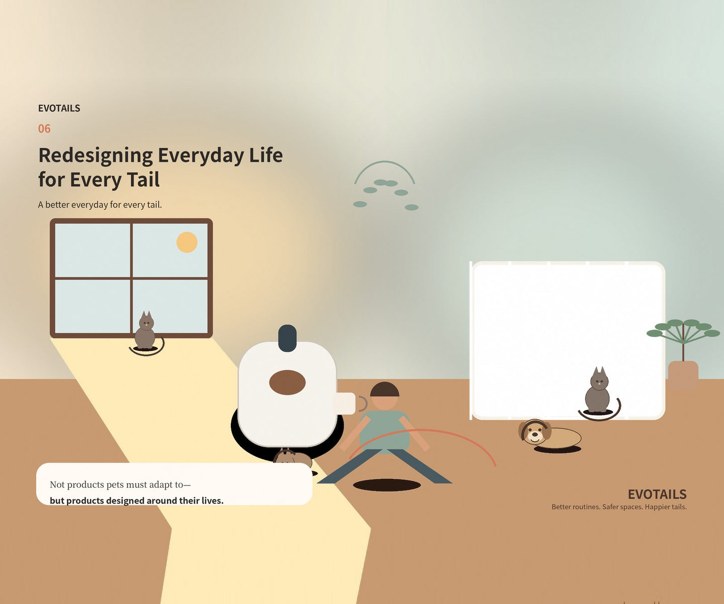 "From Every Rescue, Redesigning Daily Life for Every Tail."