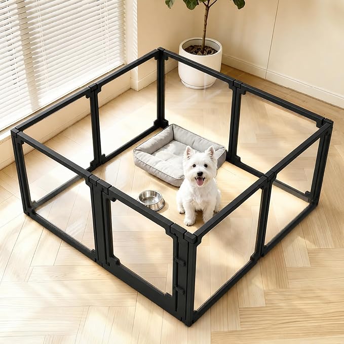 EVOTAILS FlexiSpace Acrylic Dog Playpen