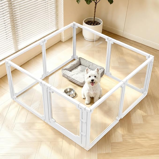 EVOTAILS FlexiSpace Acrylic Dog Playpen