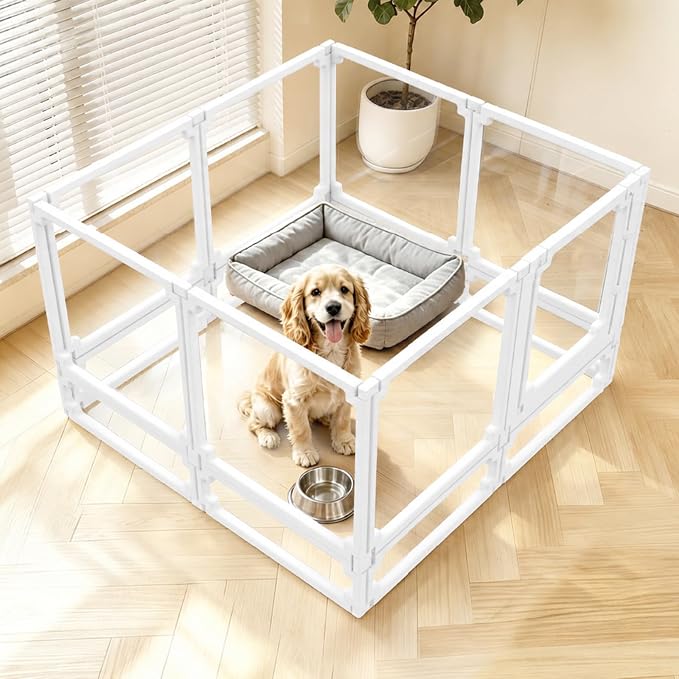 EVOTAILS FlexiSpace Acrylic Dog Playpen
