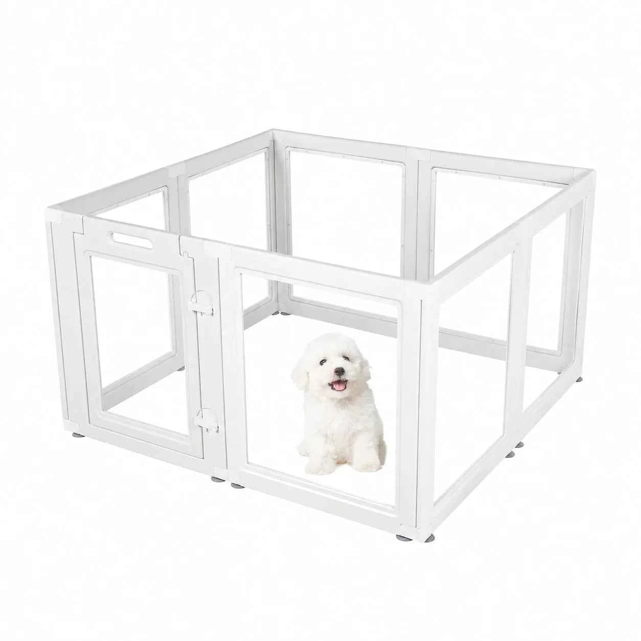 EVOTAILS Clear Acrylic Pet Playpen Kit - Evotails